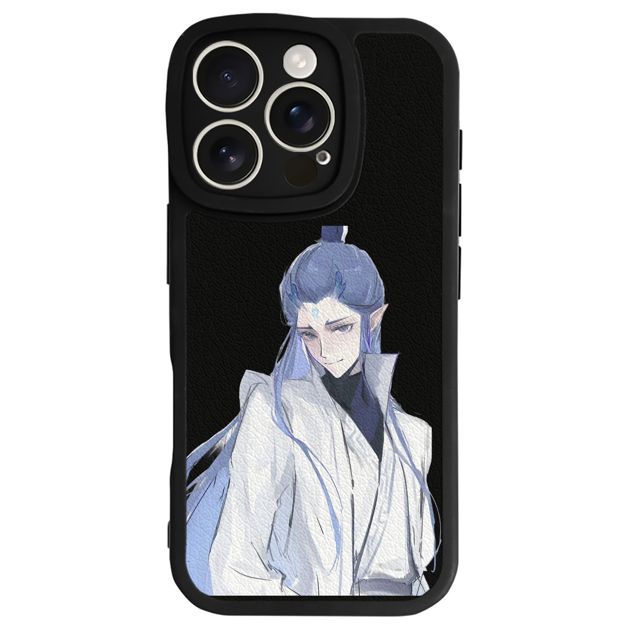 （画像用） Ne Zha 2 ナタ 魔童の大暴れ 【iPhone 16シリーズ対応】シリコンスマホケース（レザー調） 材質：シリコン